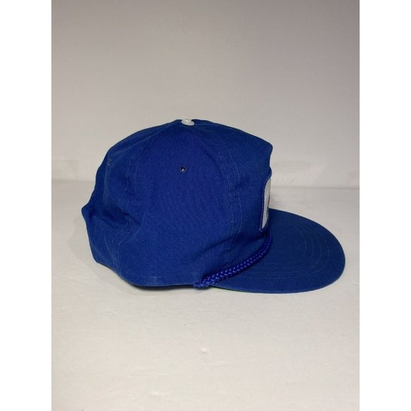 Vintage Yupoong ACT Safety Award Blue Snapback Hat - Picture 2 of 6